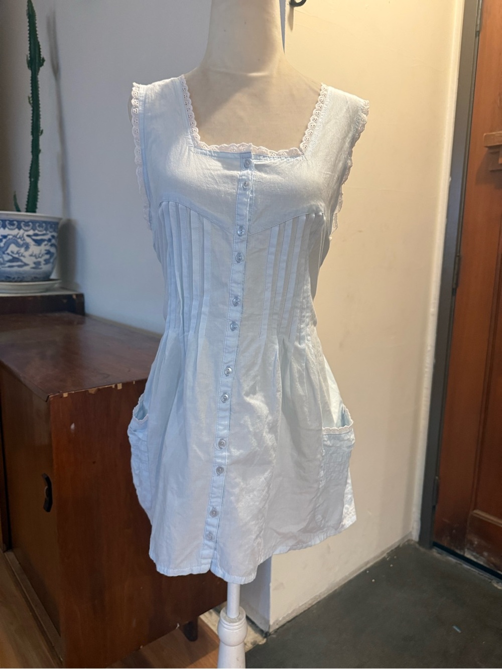Vintage coquette mini baby doll cottagecore small